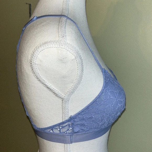 Aerie lace lavender keyhole back racerback bralette - Picture 5 of 11